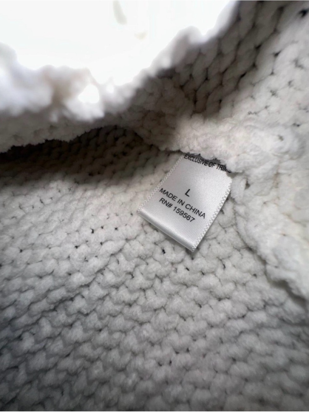 Oversized Cream V-Neck Button-Front Cardigan - Picture 3 of 5